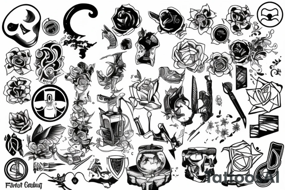 aesthetic coding tattoo idea