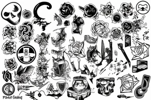 aesthetic coding tattoo idea