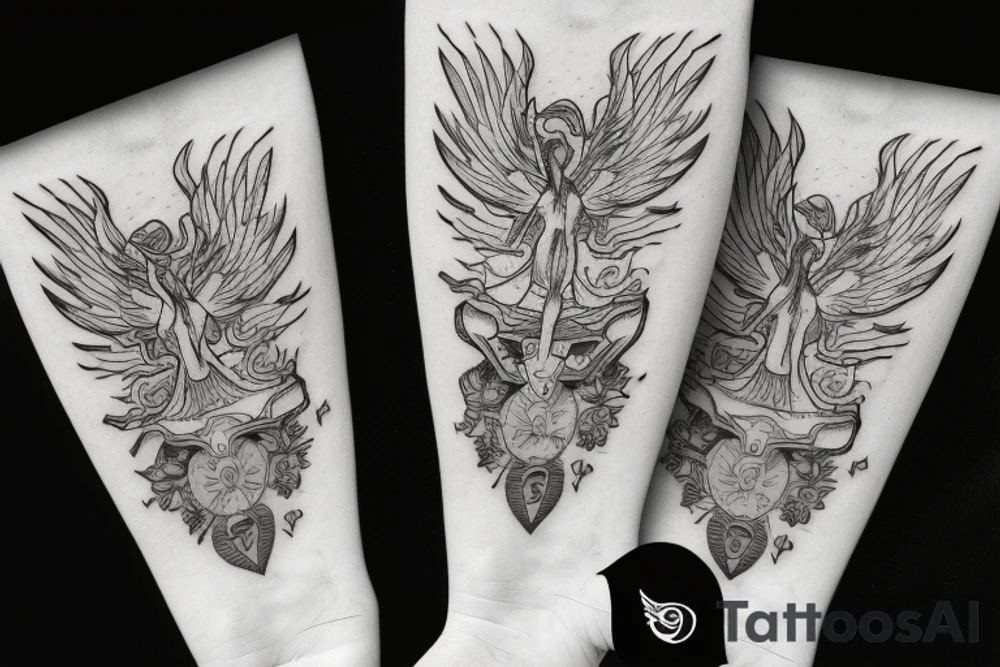 Phoenix tattoo idea