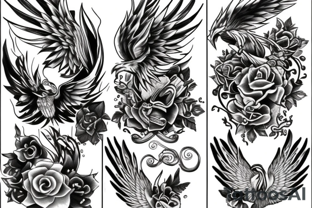 Phoenix tattoo idea