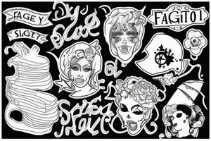 sissy faggot tattoo idea