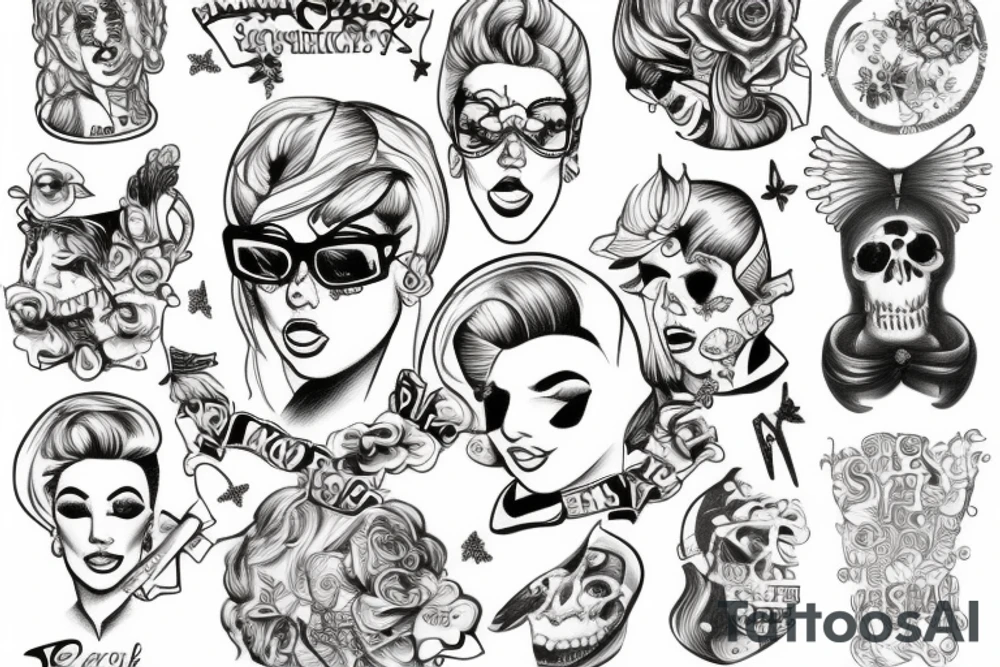 sissy faggot tattoo idea