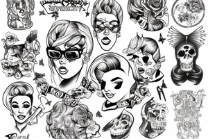 sissy faggot tattoo idea