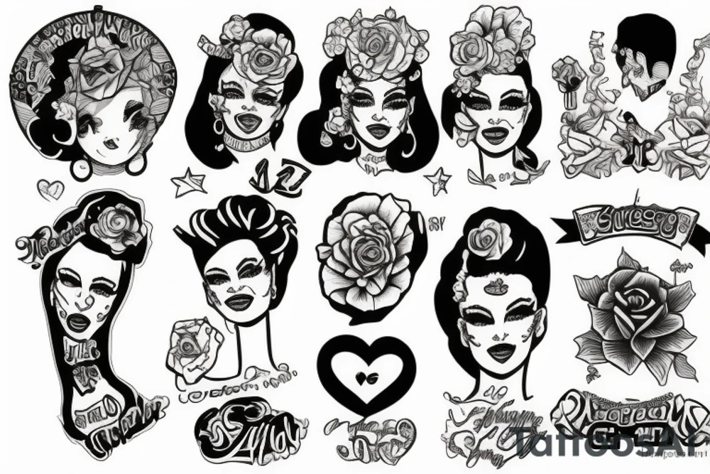 sissy faggot tattoo idea