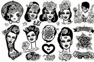sissy faggot tattoo idea
