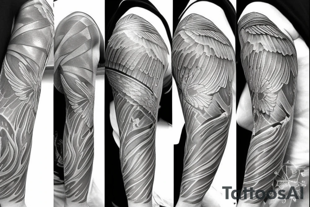 Angel tattoo tattoo idea