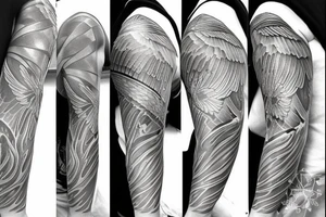 Angel tattoo tattoo idea