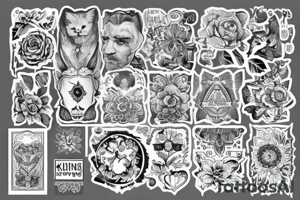 осьминог с большим количество щупалец tattoo idea