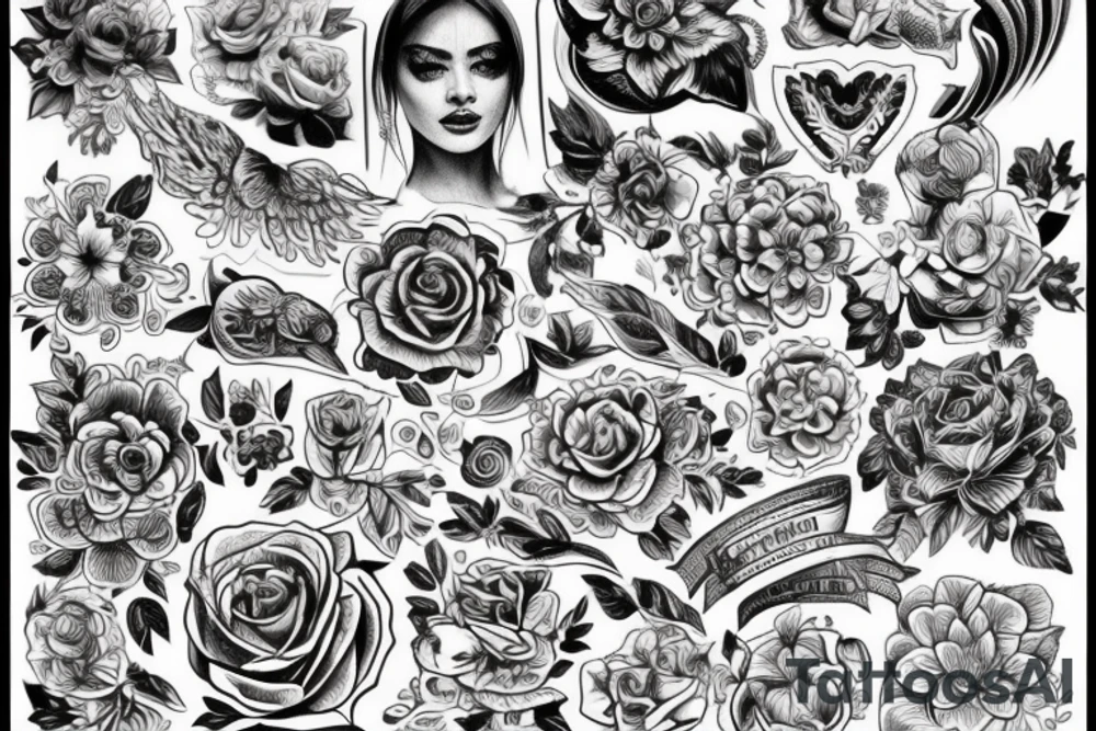 осьминог с большим количество щупалец tattoo idea