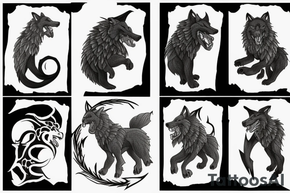 Fenrir tattoo idea