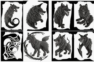 Fenrir tattoo idea
