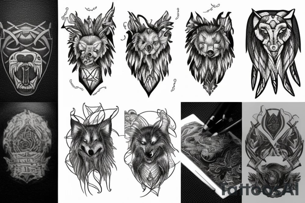 Fenrir tattoo idea