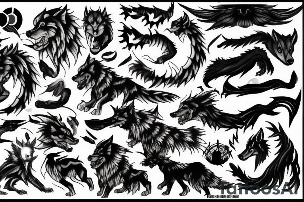 Fenrir tattoo idea