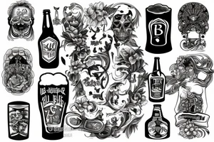 beer tattoo idea