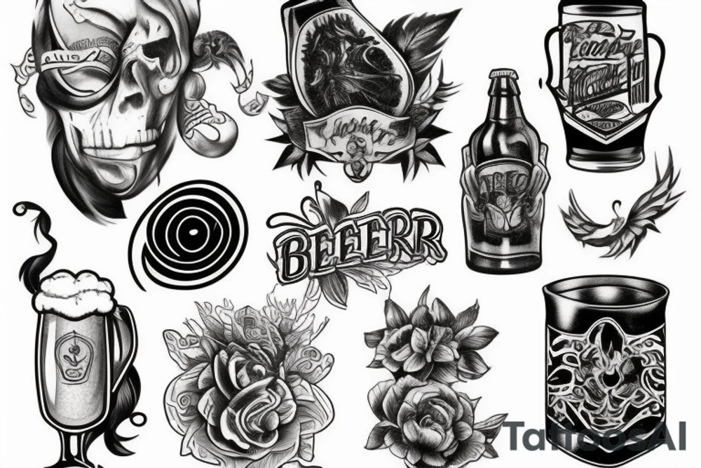 beer tattoo idea