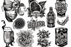 beer tattoo idea