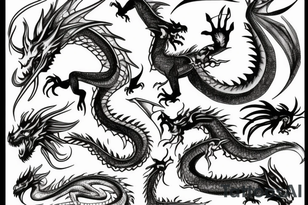 dragon tattoo idea