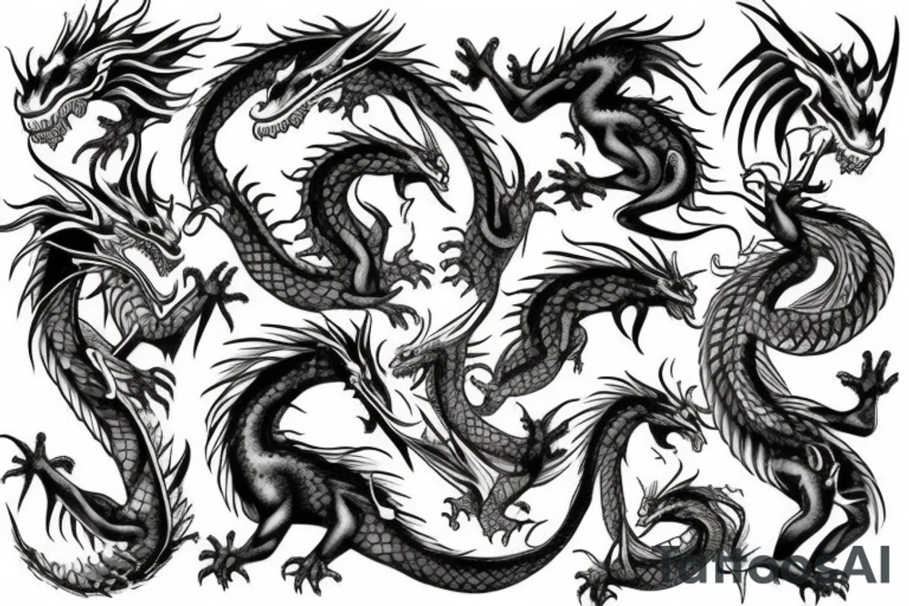 dragon tattoo idea