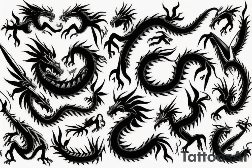 dragon tattoo idea