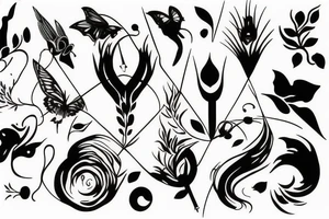 transformation tattoo idea