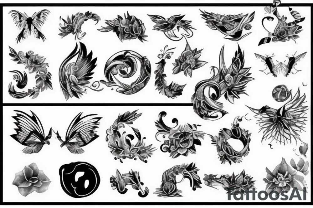 transformation tattoo idea