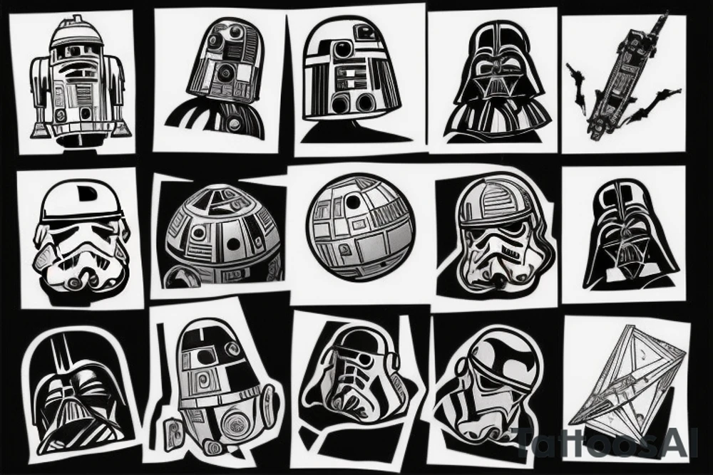 star wars pod racing tattoo idea