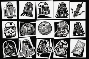star wars pod racing tattoo idea