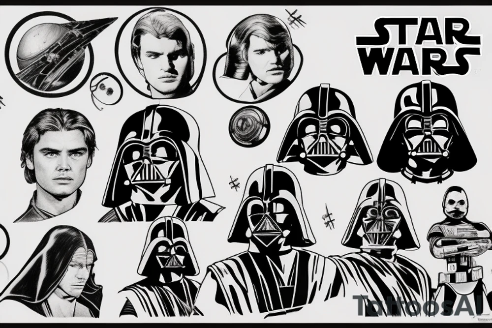 star wars episode 1 anakin tattoo idea