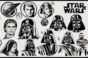 star wars episode 1 anakin tattoo idea