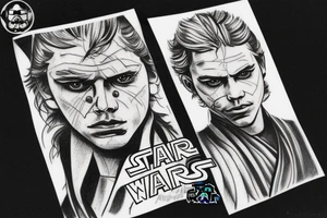 star wars episode 1 anakin tattoo idea