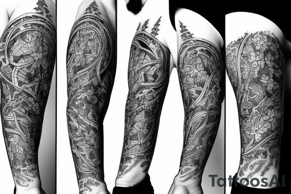 Full arm taattoo tattoo idea