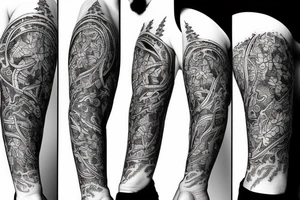 Full arm taattoo tattoo idea