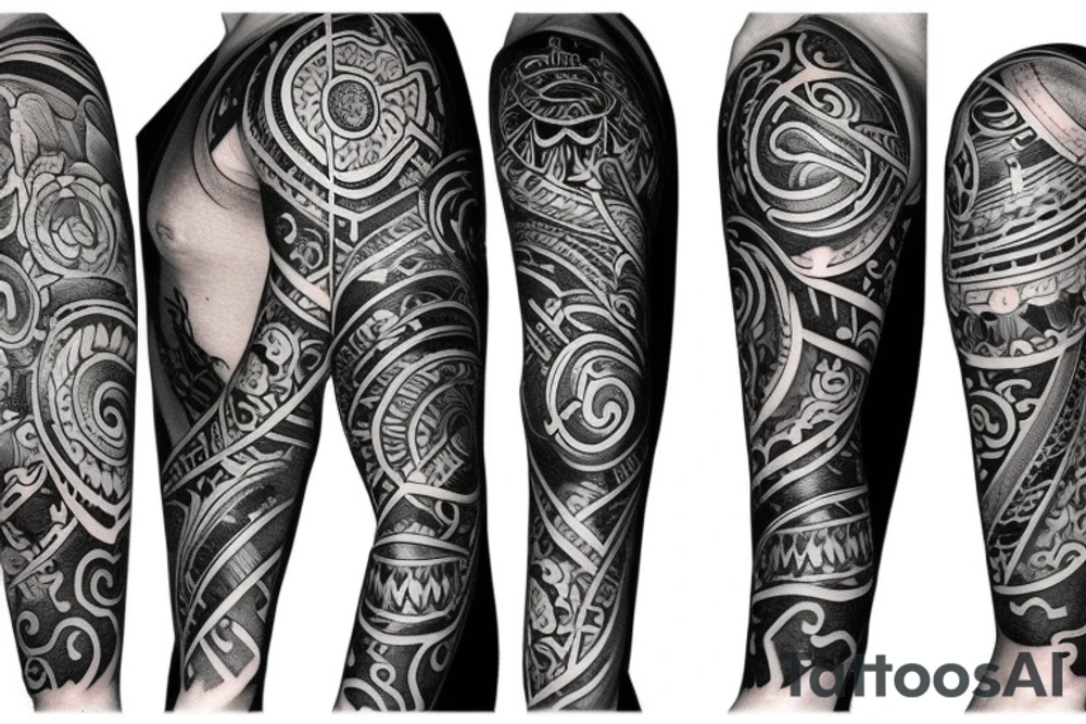 Full arm taattoo tattoo idea