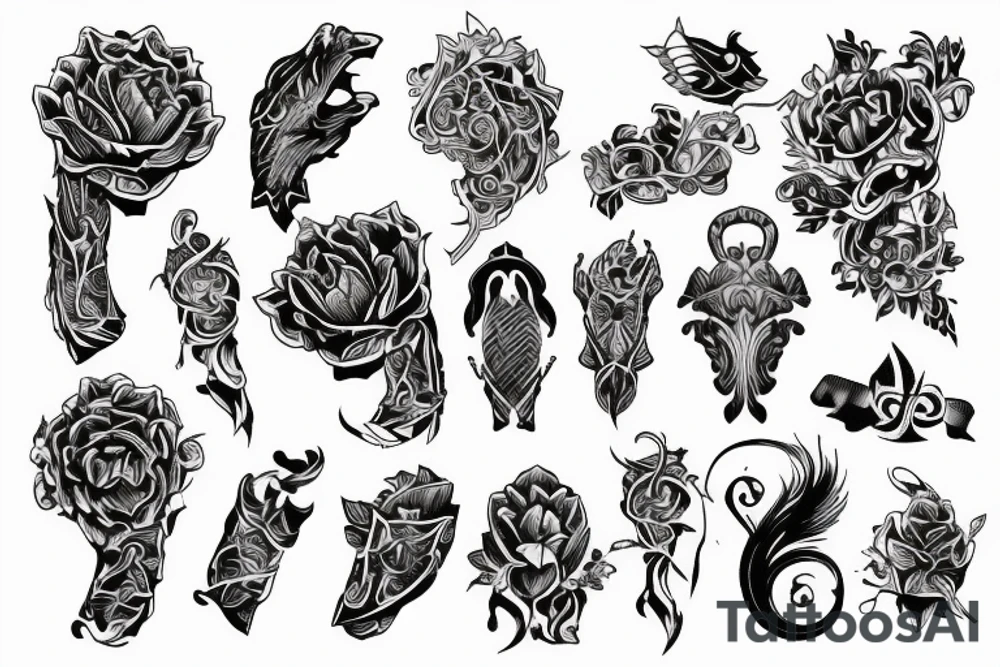 Full arm taattoo tattoo idea