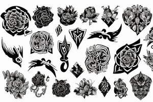 Full arm taattoo random tattoo idea