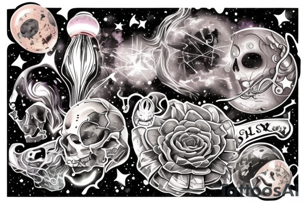 space tattoo idea