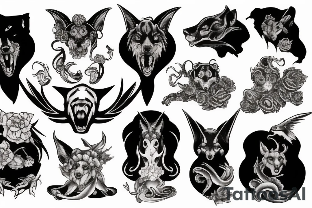 cerberus tattoo idea