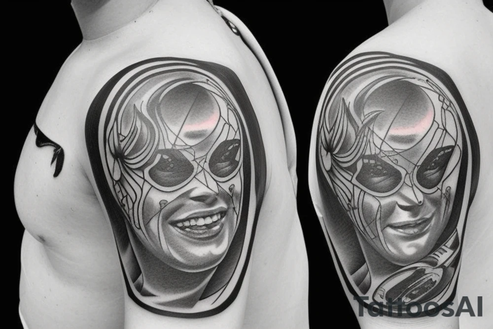 A 1960's Ford Mustang tattoo idea