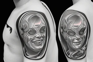 A 1960's Ford Mustang tattoo idea