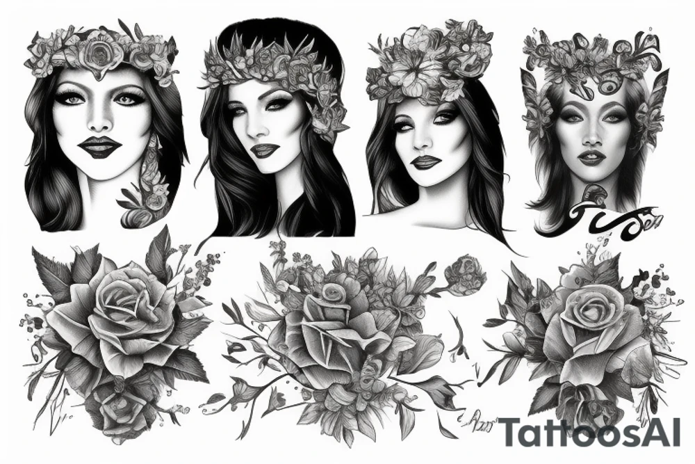 Lady of truth tattoo idea