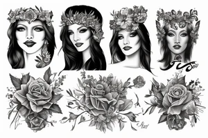 Lady of truth tattoo idea
