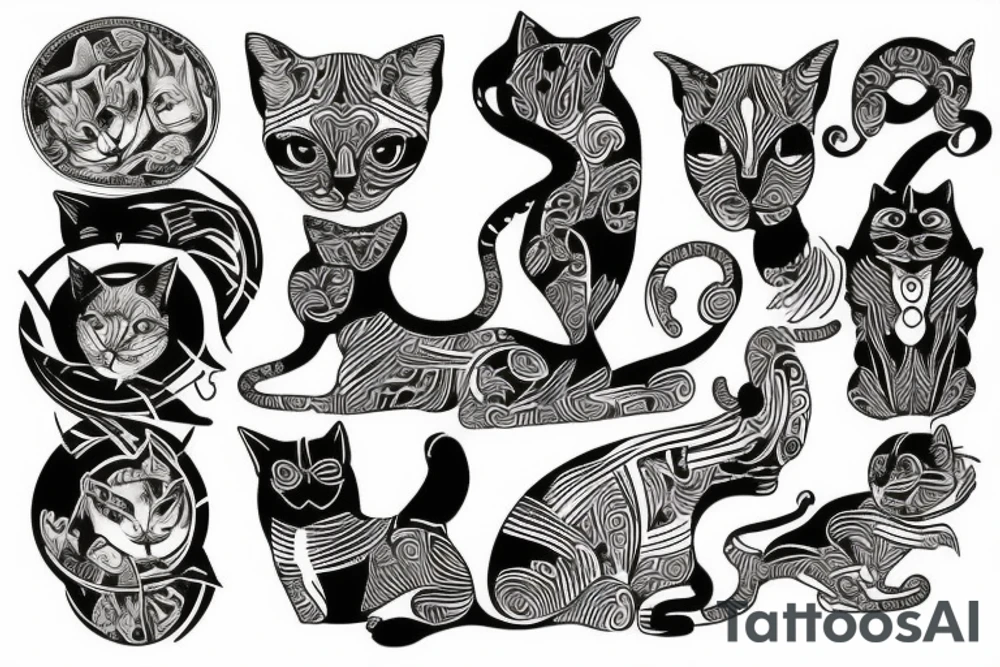 cat sphinx tattoo idea