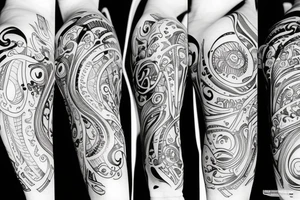 Beautiful sadness tattoo idea