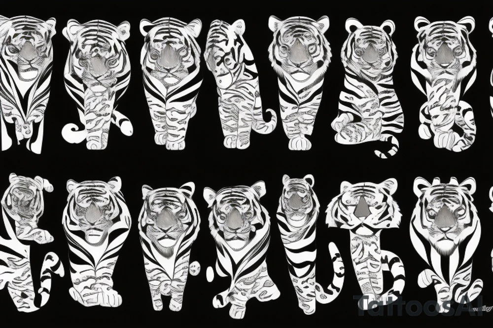 tiger tattoo idea