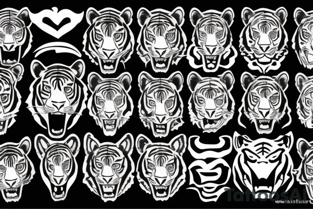 tiger tattoo idea