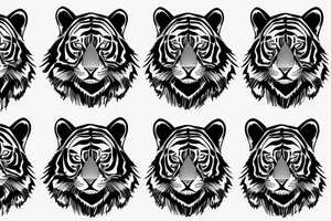 tiger on arm tattoo idea