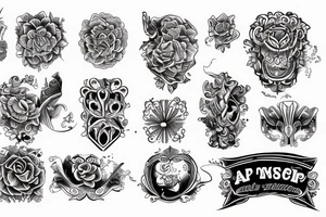 Traditional arm band tattoo idea