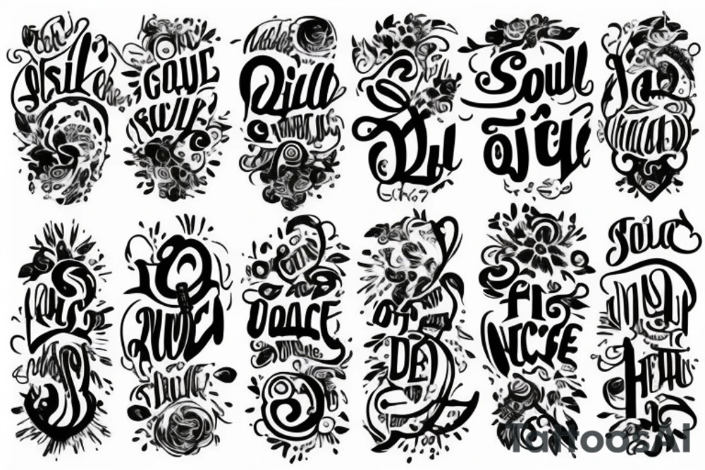 about nice soul tattoo idea