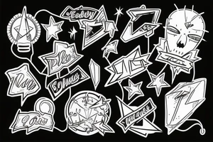 electricity tattoo idea