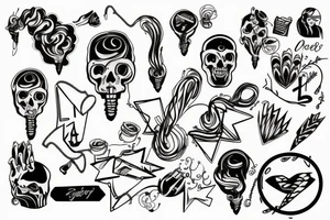 electricity tattoo idea